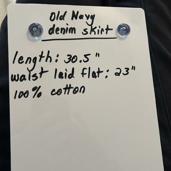 Old Navy Denim High Rise Secret Smooth Pockets Midi Skirt Plus Size 24 3XL - Picture 12 of 13